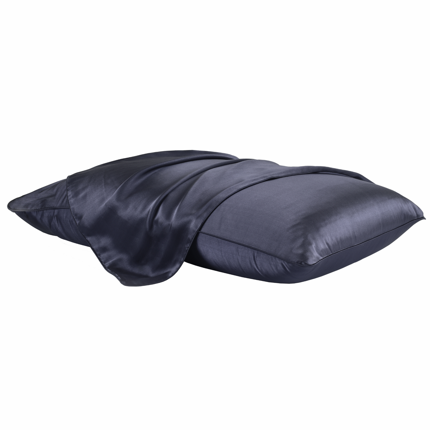 Midnight Blue Silk Pillowcase