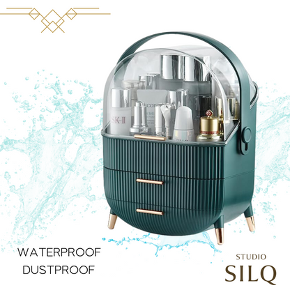 Studio SilQ Luxury Waterproof Beauty Organiser (Green)